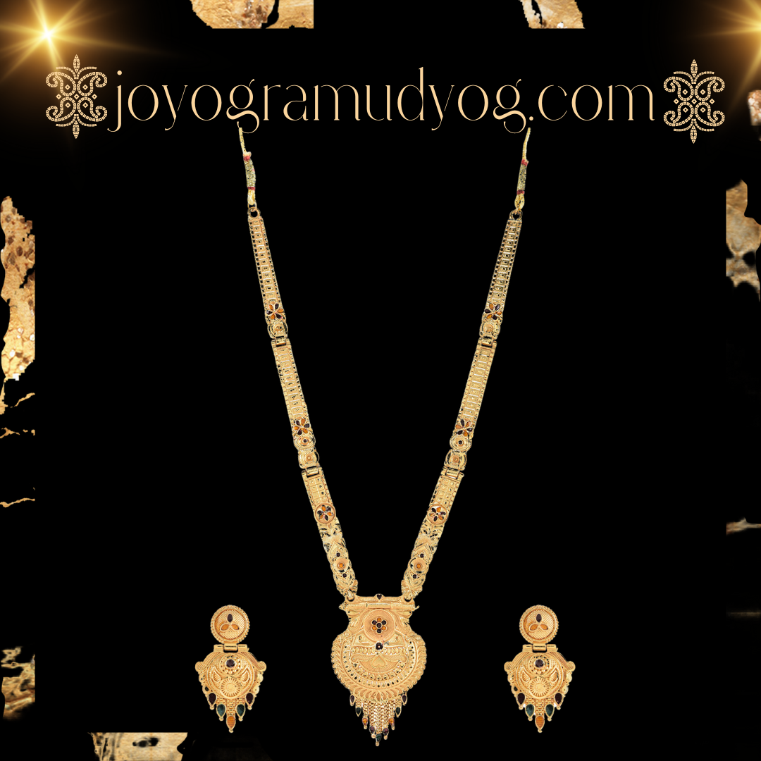 Exquisite Traditional Gold Necklace Set