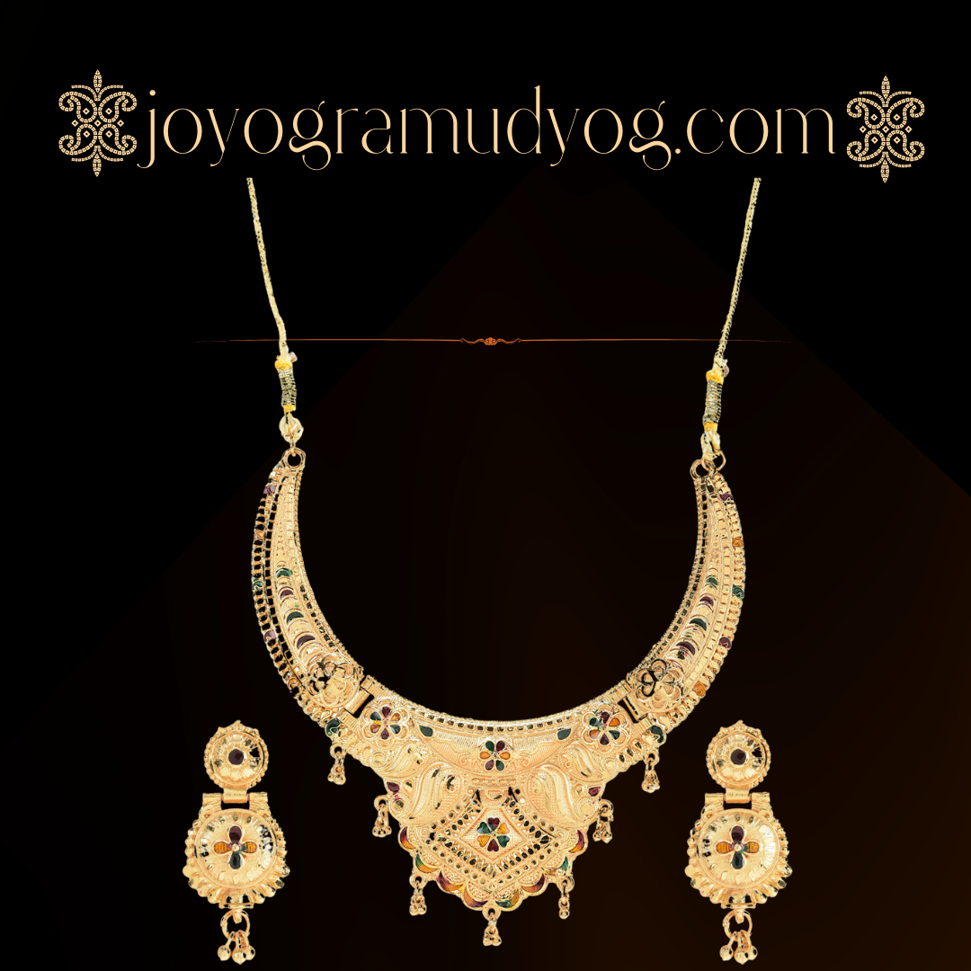 Exquisite Traditional Gold Necklace Set