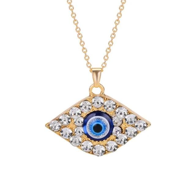 Elegant Evil Eye Pendant Necklace